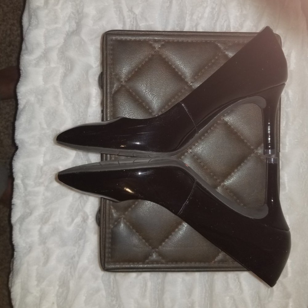Rockport Trutech Black Patent Pump 9M
